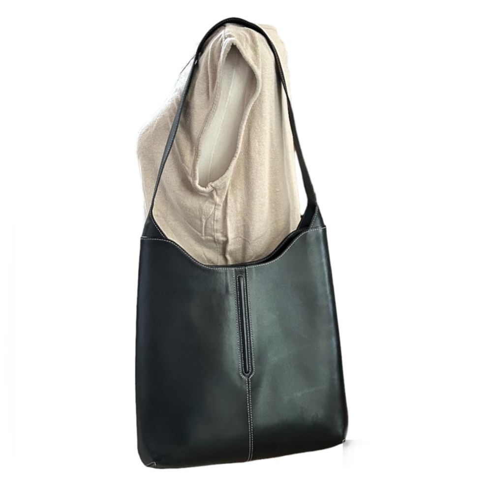 LANCEL Paris black leather purse made in France